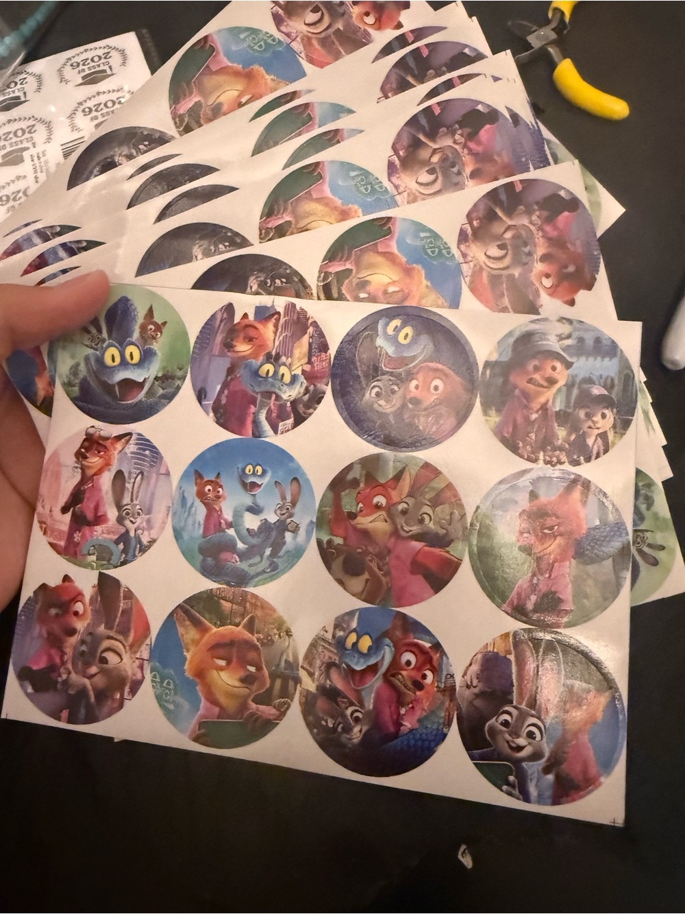 Zootopia 2 Party Character Sticker 10 Sheets